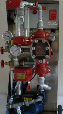 Custom spinkler system demonstration unit